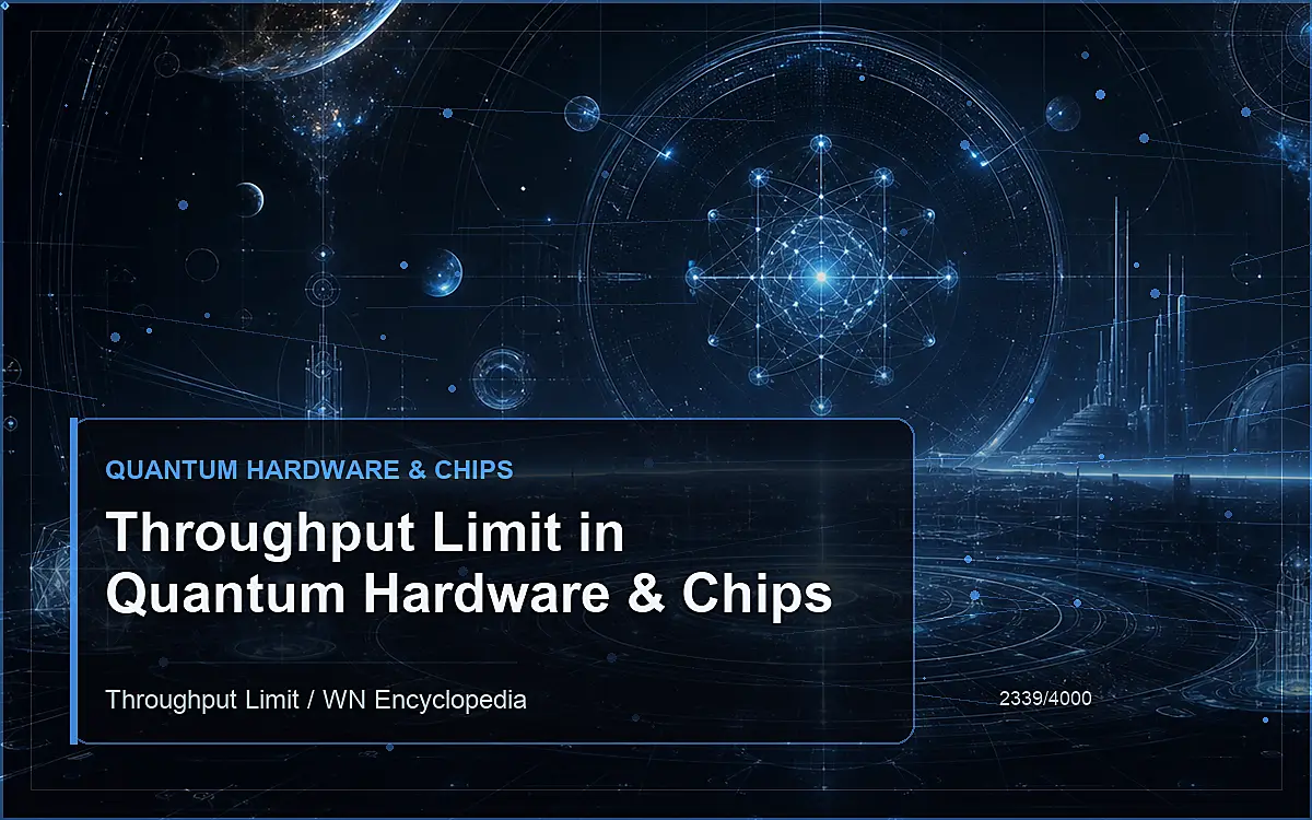 AI-generated encyclopedia reference image for Throughput Limit in Quantum Hardware & Chips