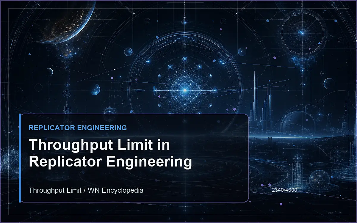 AI-generated encyclopedia reference image for Throughput Limit in Replicator Engineering