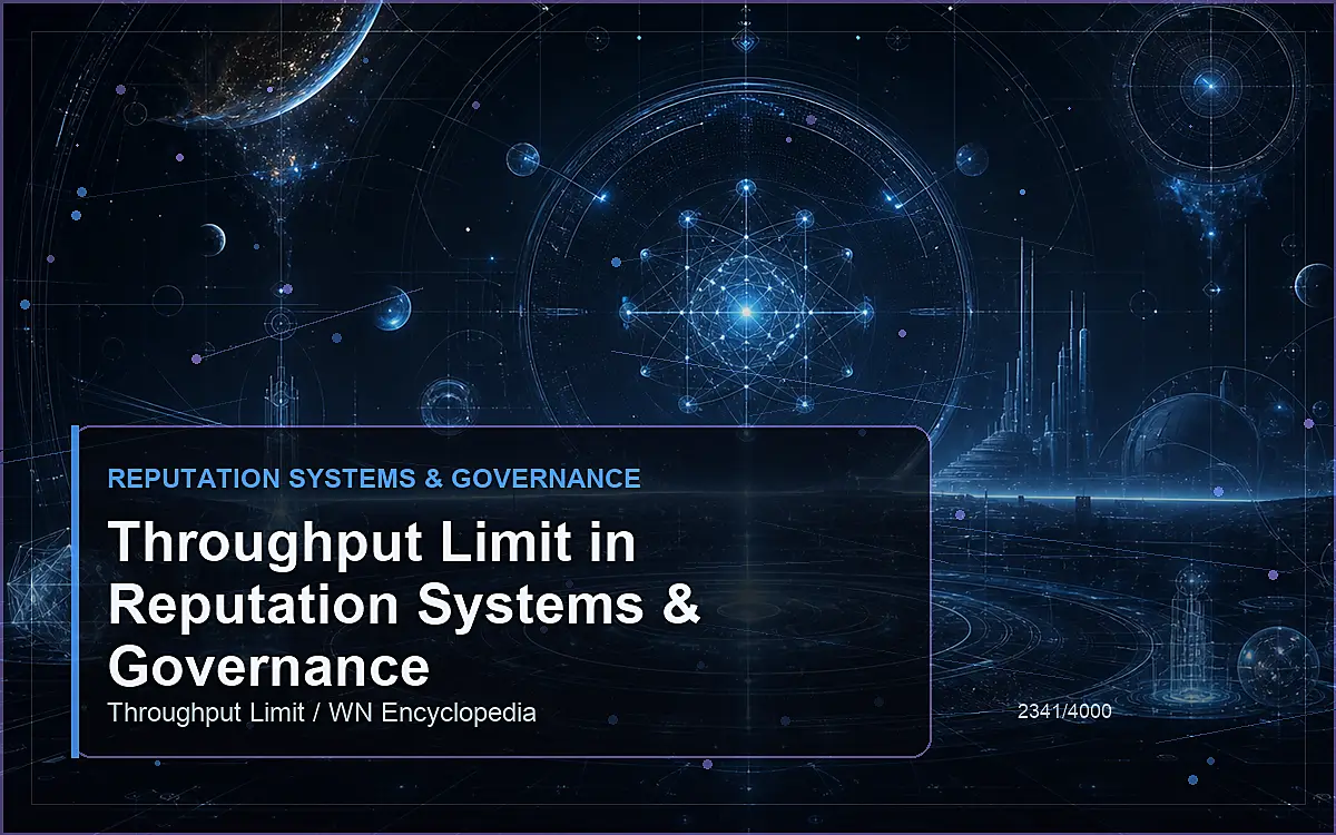 AI-generated encyclopedia reference image for Throughput Limit in Reputation Systems & Governance