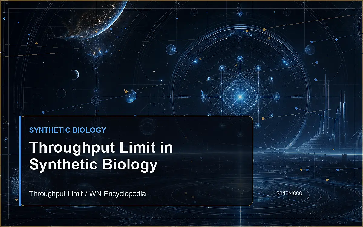 AI-generated encyclopedia reference image for Throughput Limit in Synthetic Biology