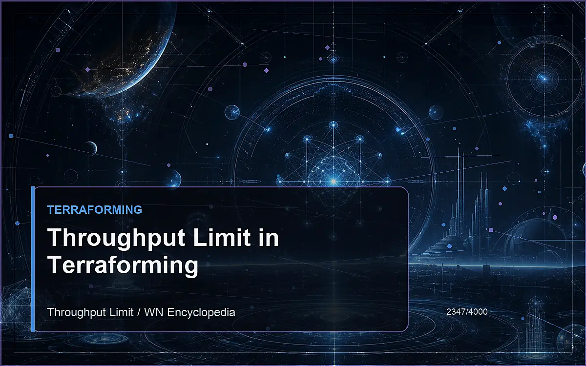 AI-generated encyclopedia reference image for Throughput Limit in Terraforming
