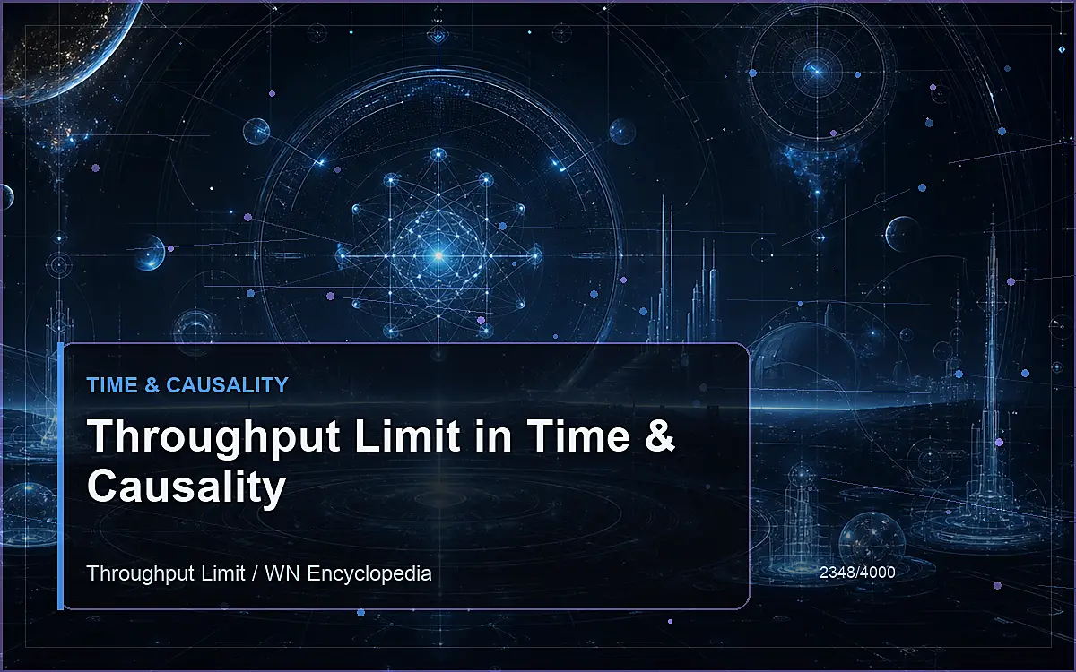 AI-generated encyclopedia reference image for Throughput Limit in Time & Causality