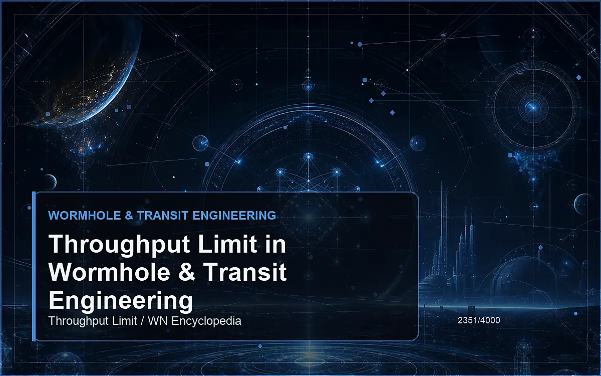 AI-generated encyclopedia reference image for Throughput Limit in Wormhole & Transit Engineering