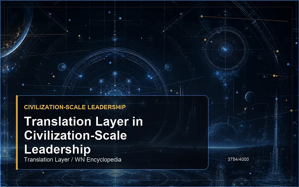 AI-generated encyclopedia reference image for Translation Layer in Civilization-Scale Leadership