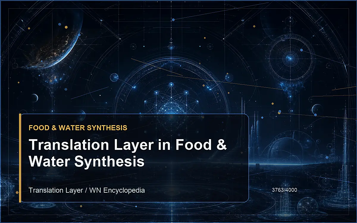 AI-generated encyclopedia reference image for Translation Layer in Food & Water Synthesis