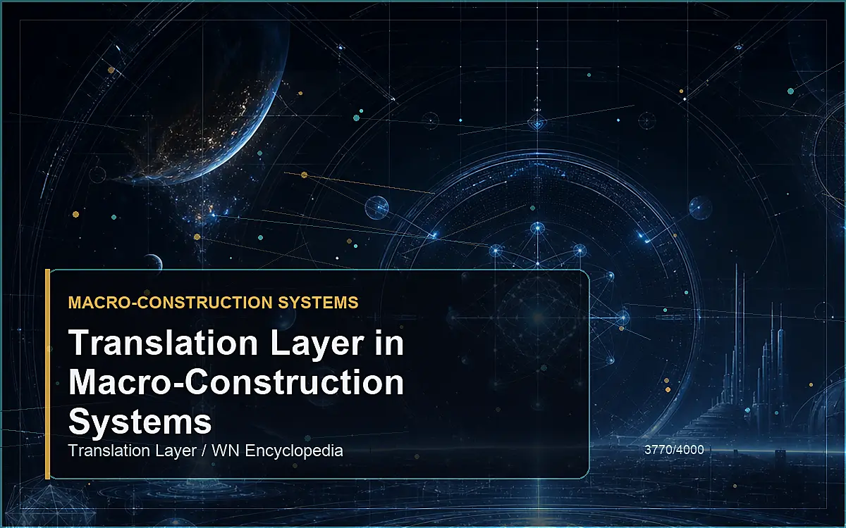 AI-generated encyclopedia reference image for Translation Layer in Macro-Construction Systems