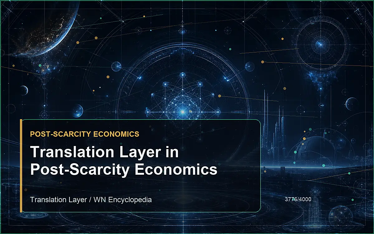AI-generated encyclopedia reference image for Translation Layer in Post-Scarcity Economics