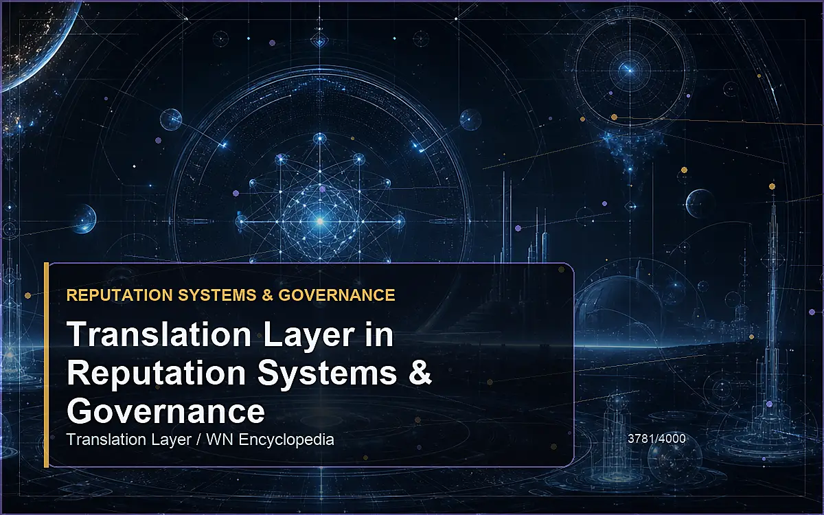 AI-generated encyclopedia reference image for Translation Layer in Reputation Systems & Governance