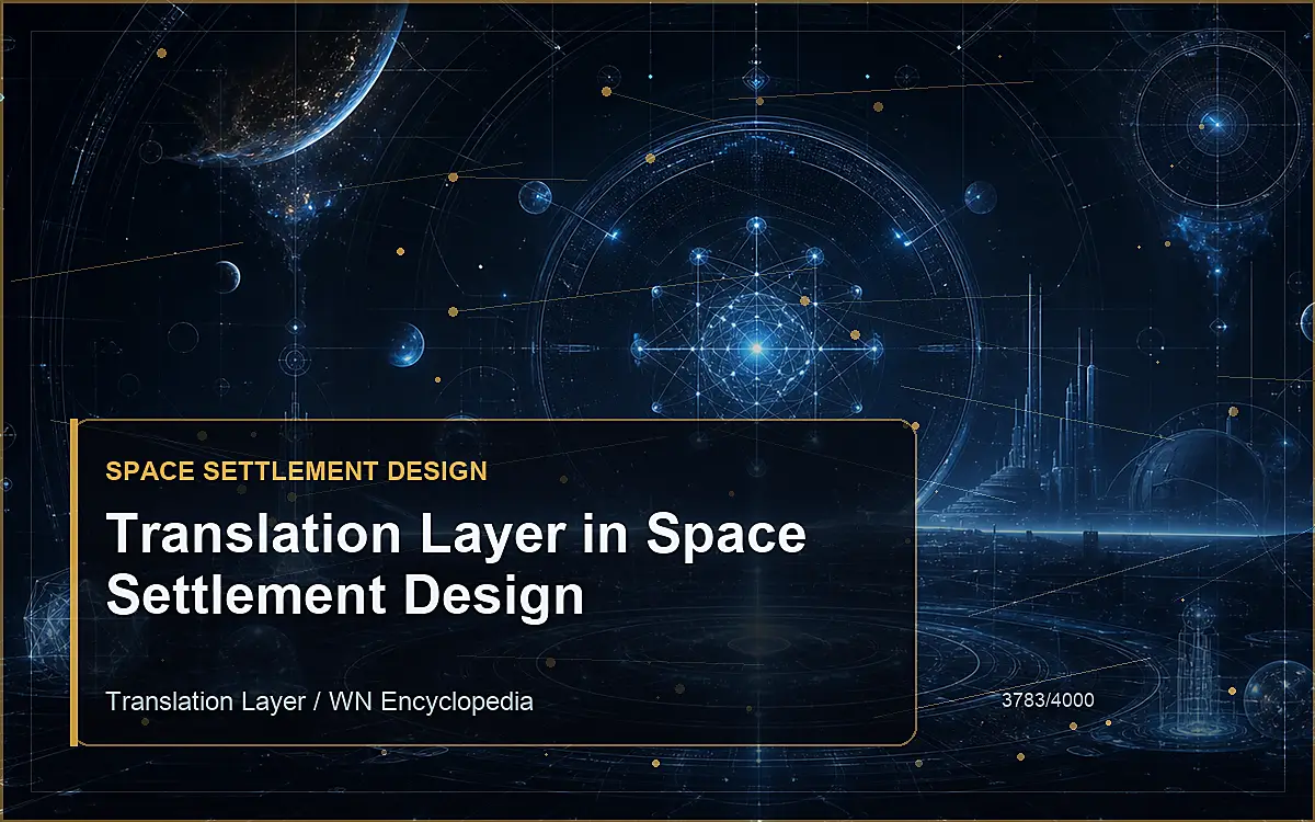 AI-generated encyclopedia reference image for Translation Layer in Space Settlement Design