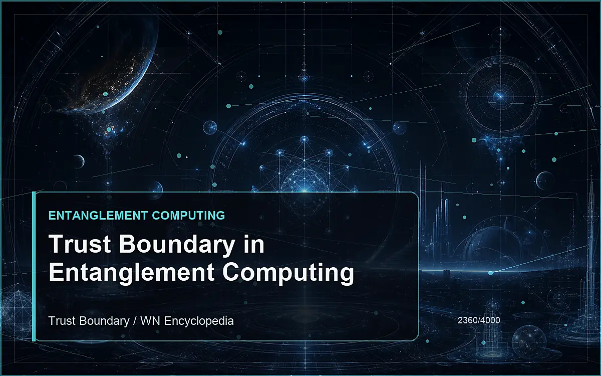 AI-generated encyclopedia reference image for Trust Boundary in Entanglement Computing