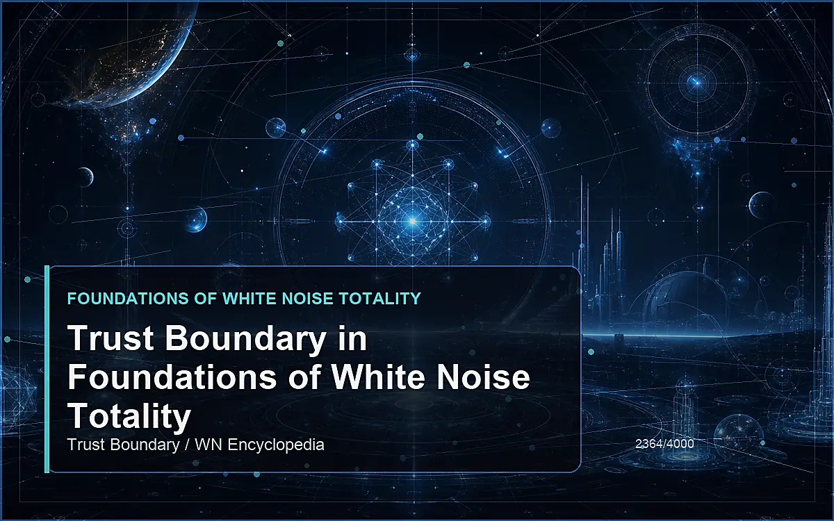 AI-generated encyclopedia reference image for Trust Boundary in Foundations of White Noise Totality