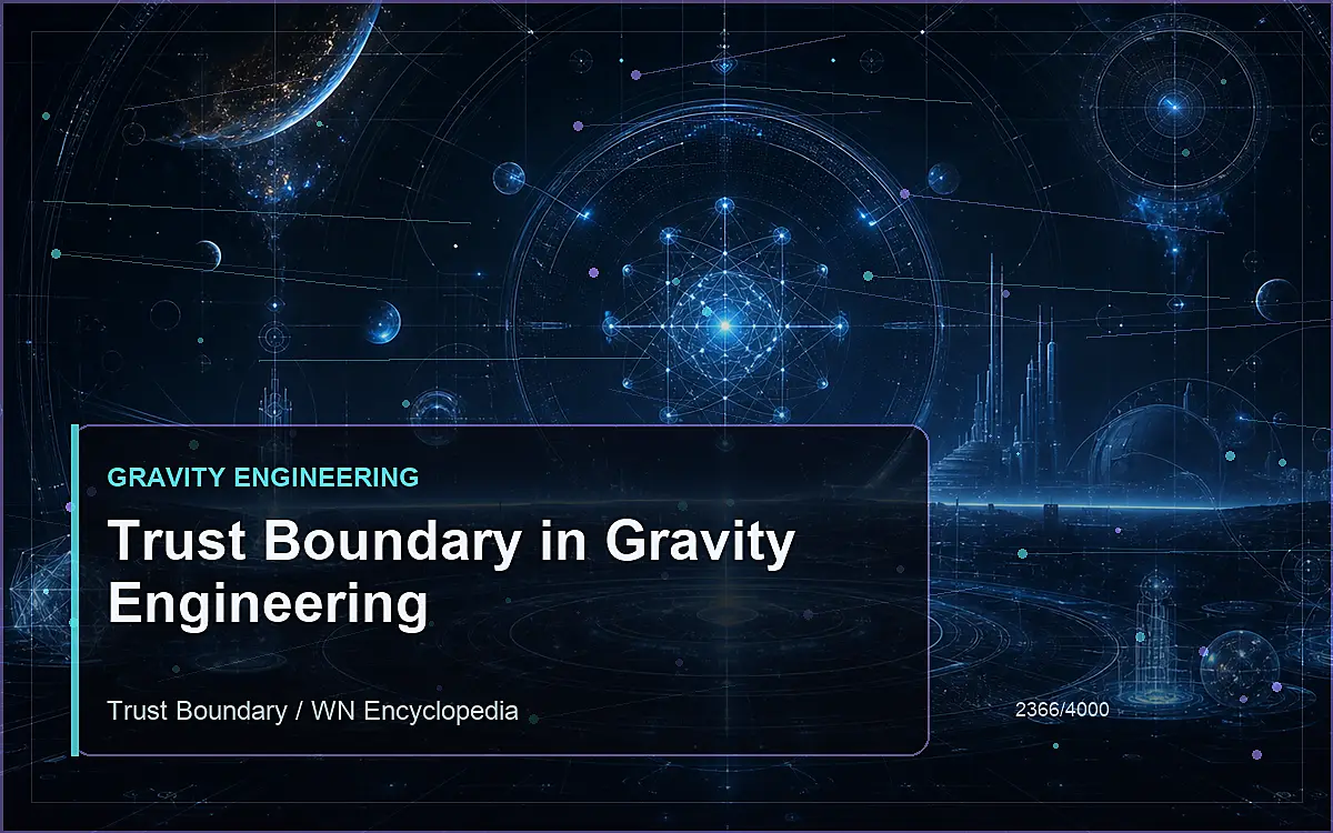AI-generated encyclopedia reference image for Trust Boundary in Gravity Engineering