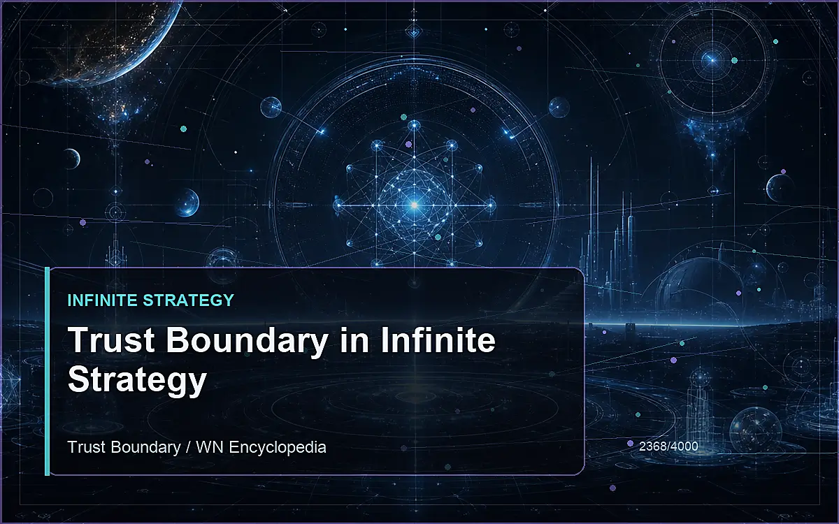AI-generated encyclopedia reference image for Trust Boundary in Infinite Strategy