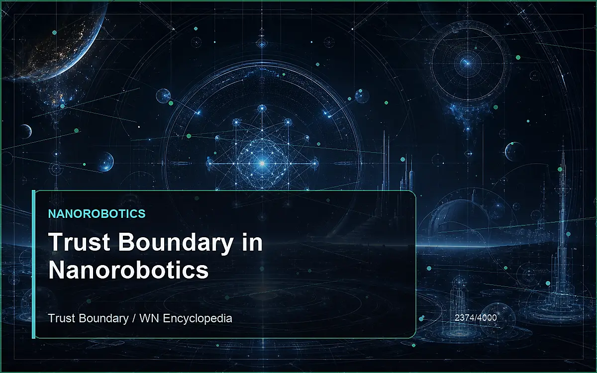 AI-generated encyclopedia reference image for Trust Boundary in Nanorobotics