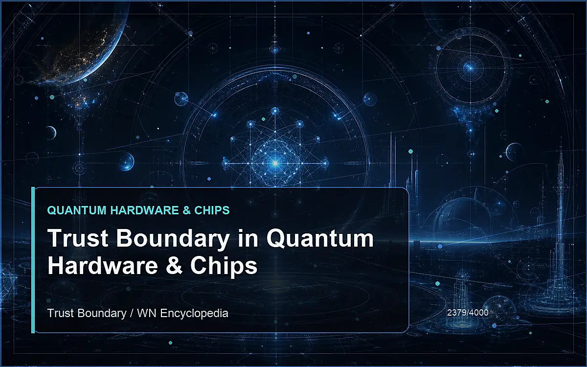 AI-generated encyclopedia reference image for Trust Boundary in Quantum Hardware & Chips