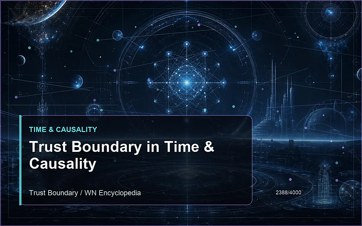 AI-generated encyclopedia reference image for Trust Boundary in Time & Causality