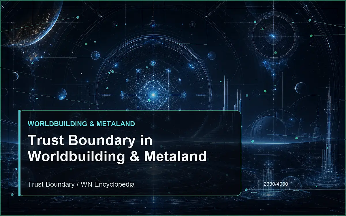 AI-generated encyclopedia reference image for Trust Boundary in Worldbuilding & Metaland