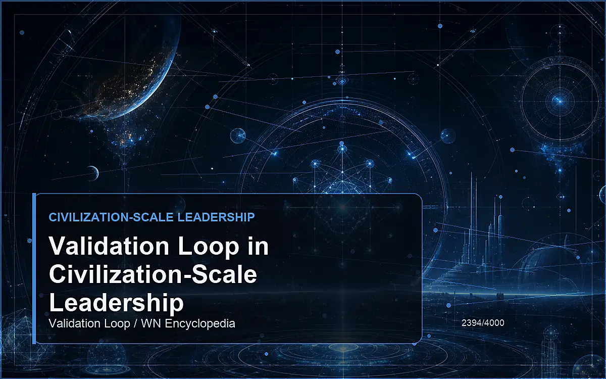 AI-generated encyclopedia reference image for Validation Loop in Civilization-Scale Leadership