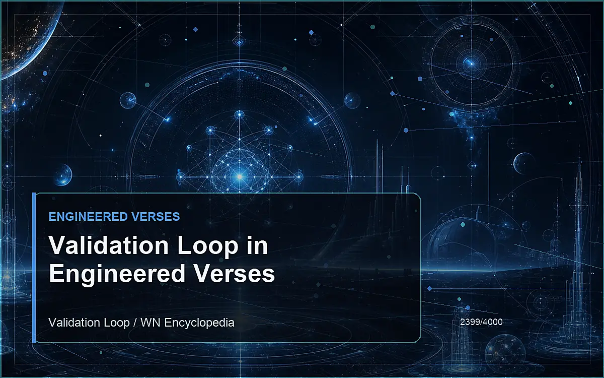 AI-generated encyclopedia reference image for Validation Loop in Engineered Verses