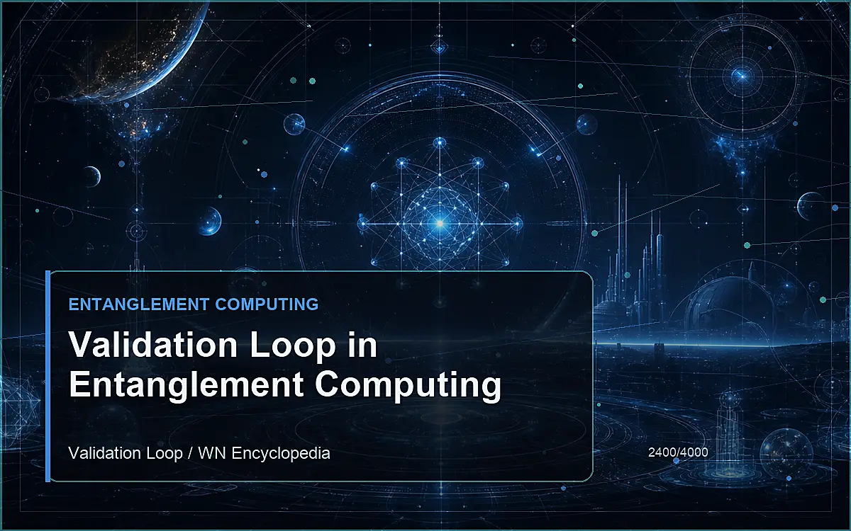 AI-generated encyclopedia reference image for Validation Loop in Entanglement Computing