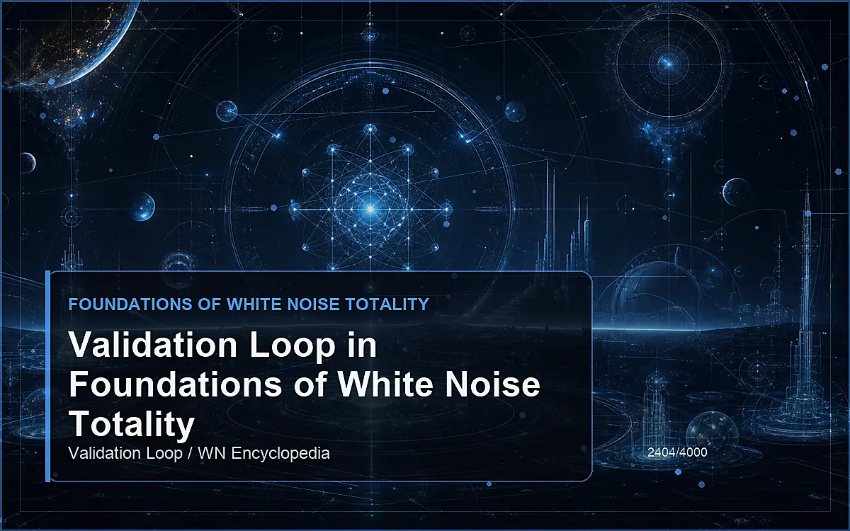 AI-generated encyclopedia reference image for Validation Loop in Foundations of White Noise Totality