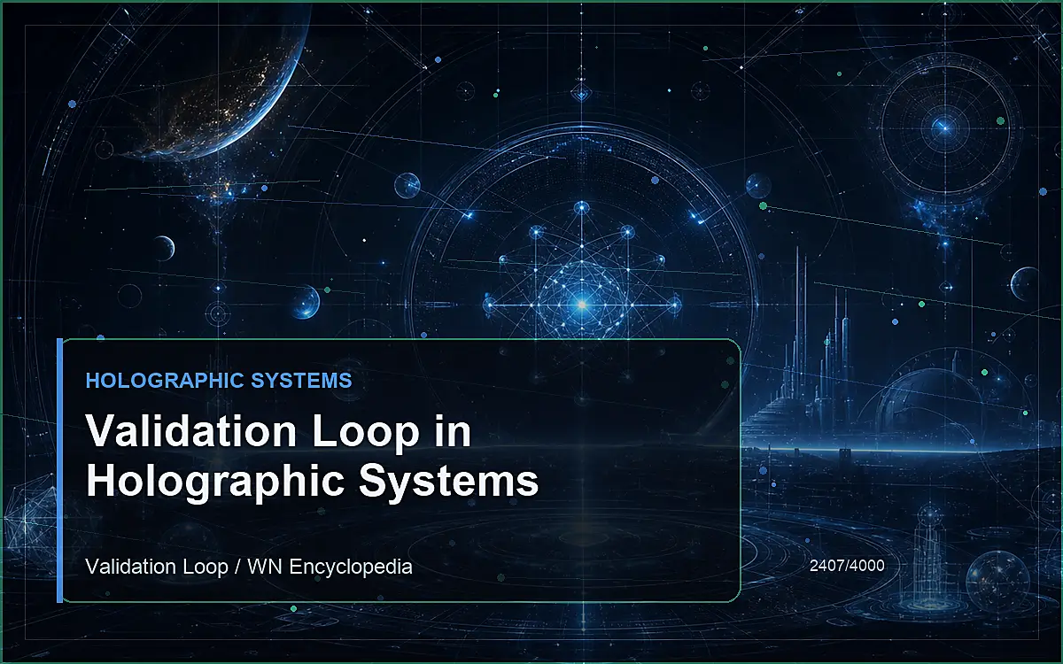 AI-generated encyclopedia reference image for Validation Loop in Holographic Systems