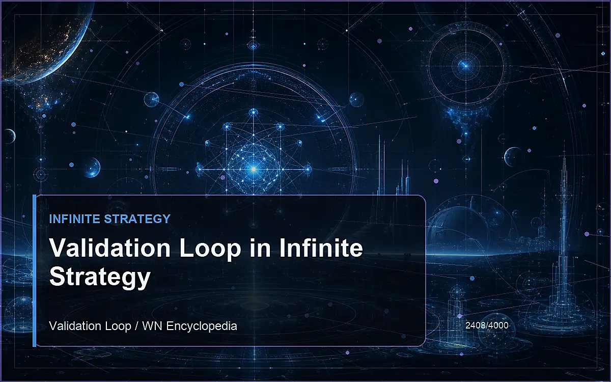 AI-generated encyclopedia reference image for Validation Loop in Infinite Strategy
