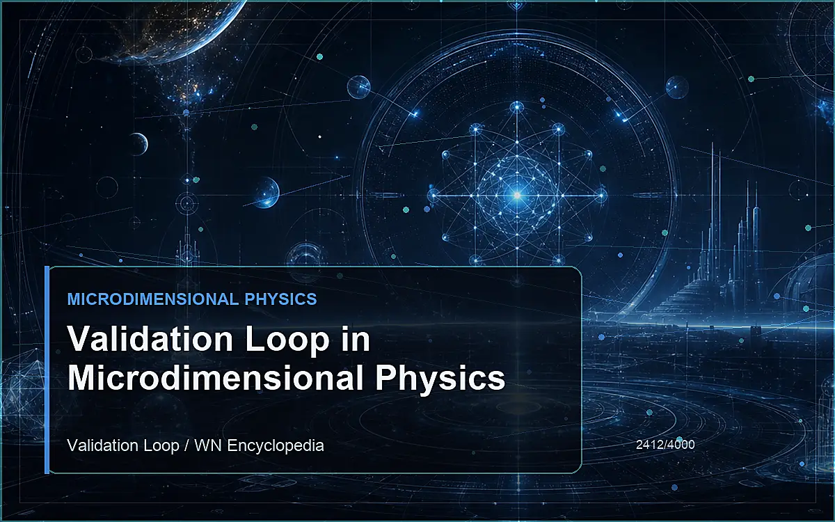 AI-generated encyclopedia reference image for Validation Loop in Microdimensional Physics