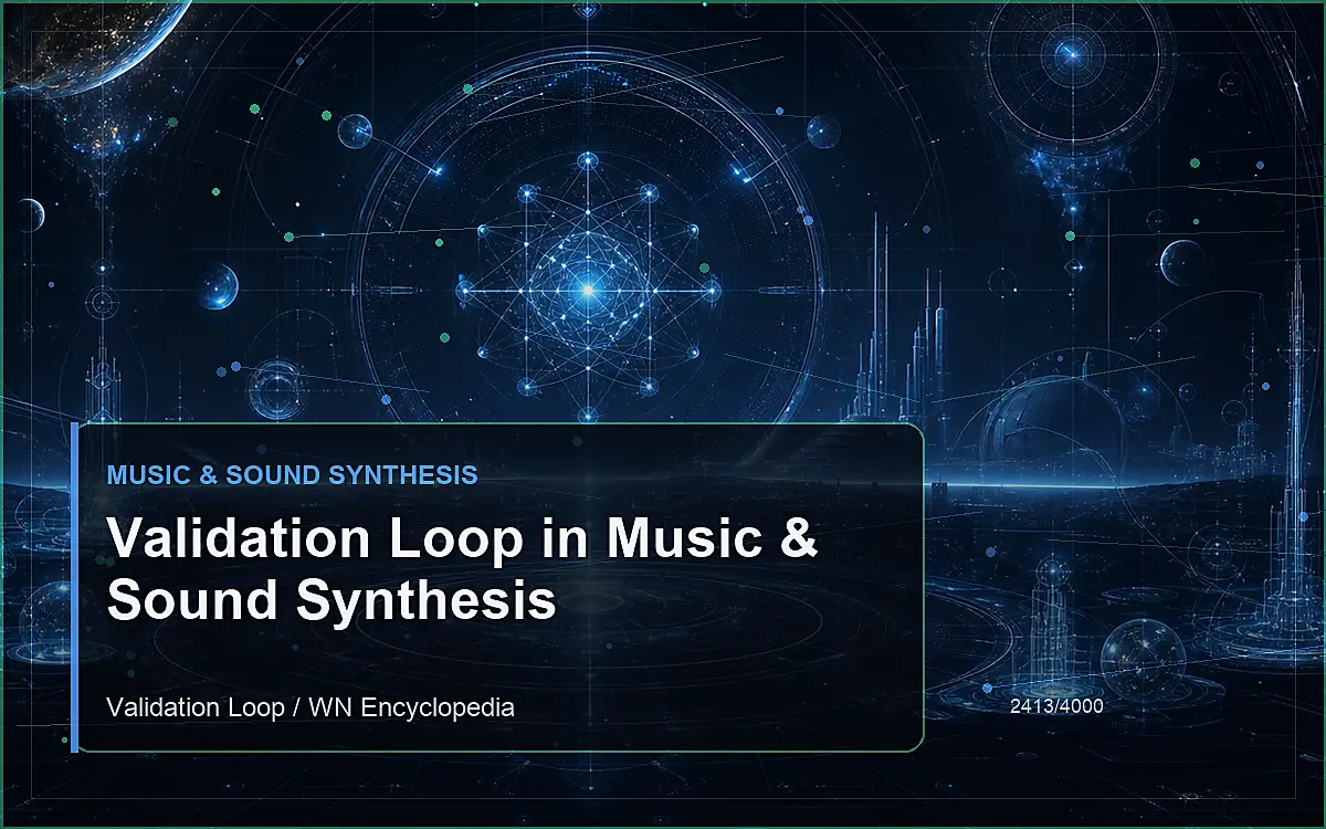 AI-generated encyclopedia reference image for Validation Loop in Music & Sound Synthesis