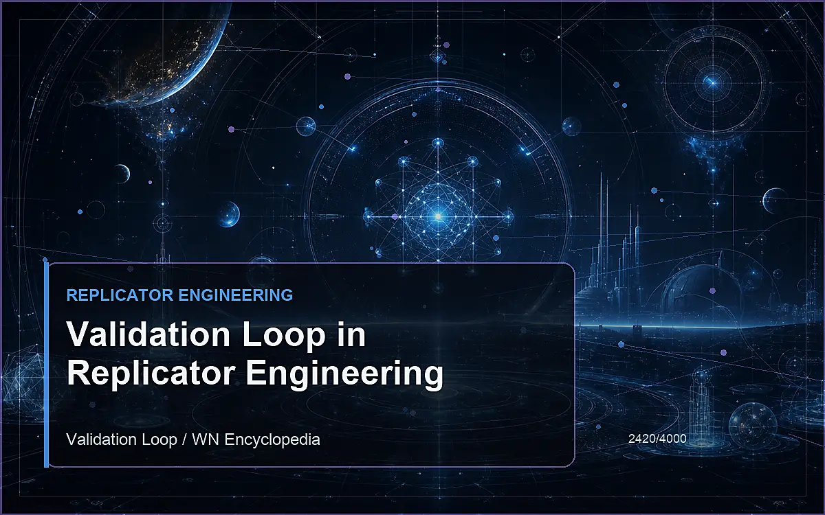 AI-generated encyclopedia reference image for Validation Loop in Replicator Engineering