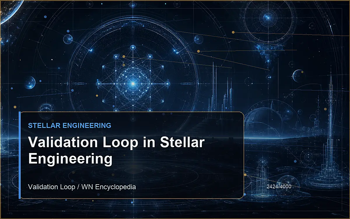 AI-generated encyclopedia reference image for Validation Loop in Stellar Engineering