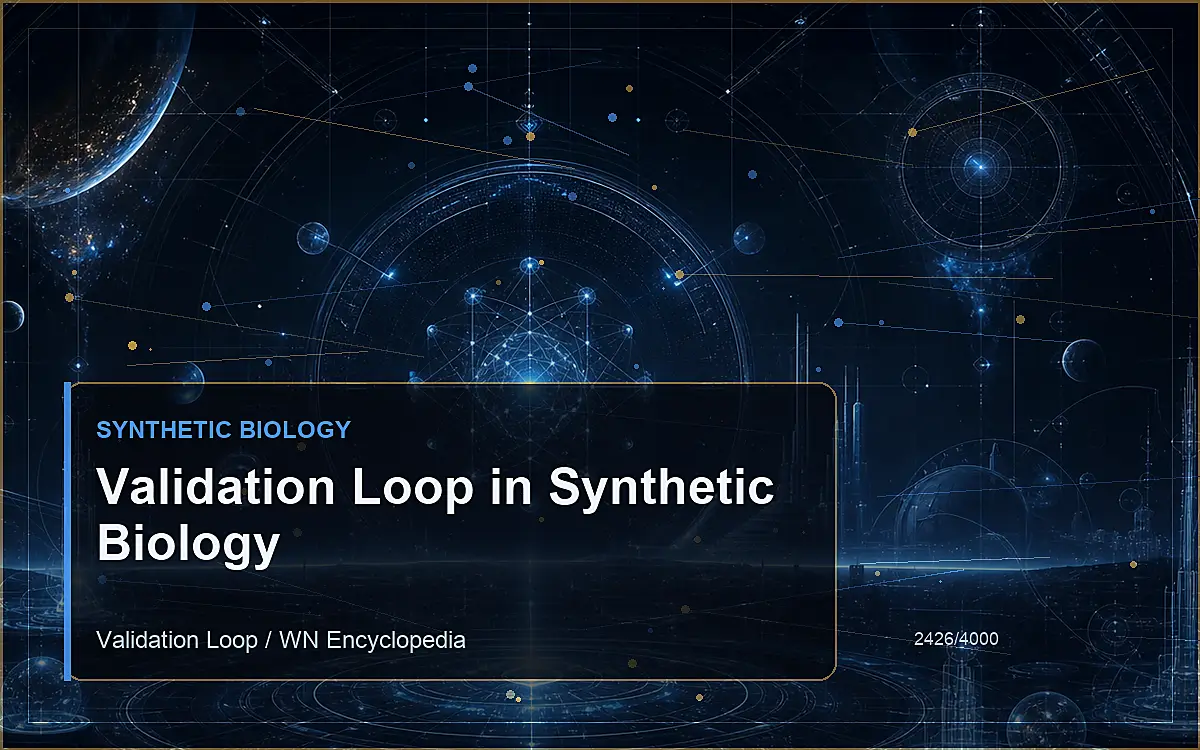 AI-generated encyclopedia reference image for Validation Loop in Synthetic Biology