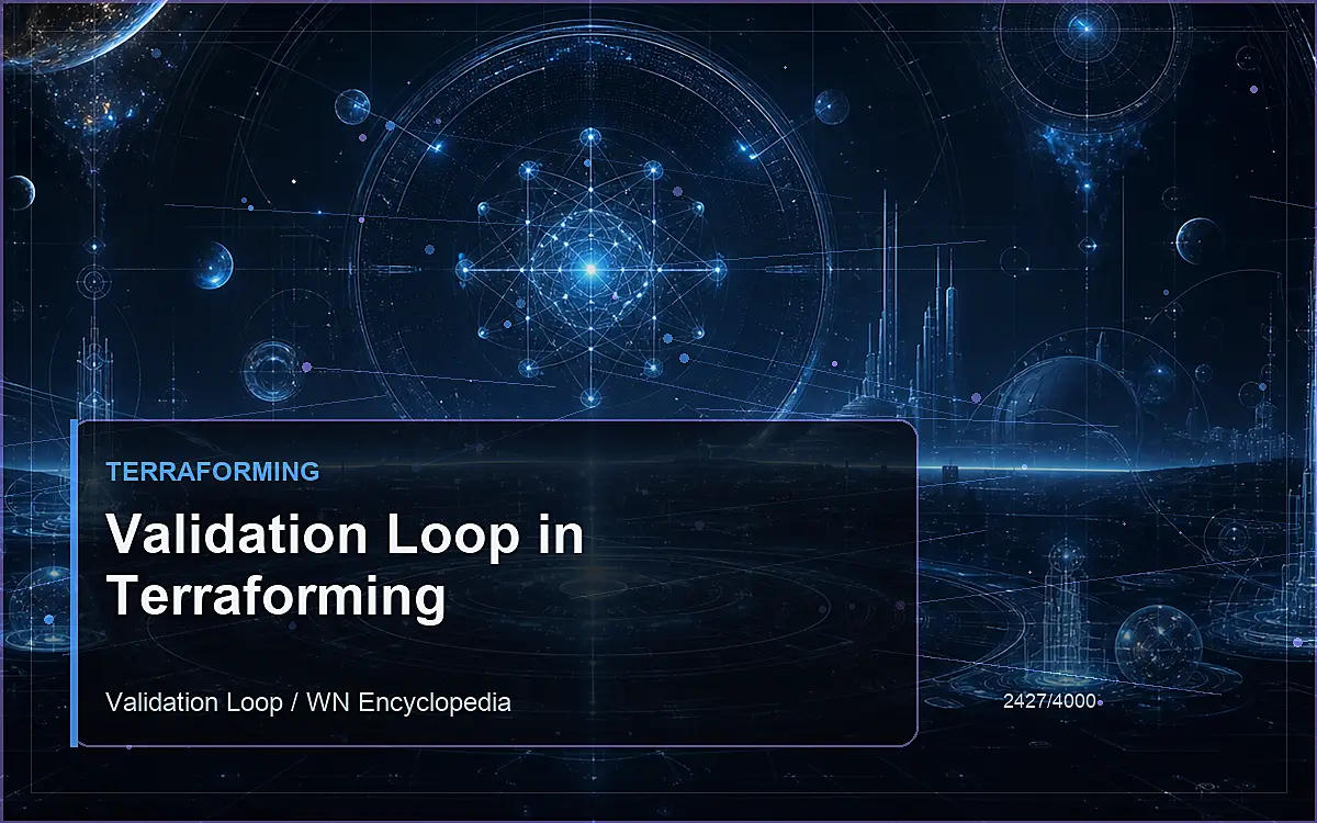 AI-generated encyclopedia reference image for Validation Loop in Terraforming