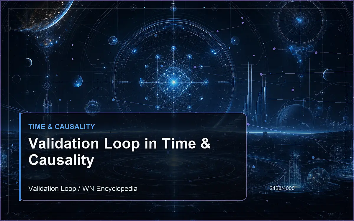 AI-generated encyclopedia reference image for Validation Loop in Time & Causality