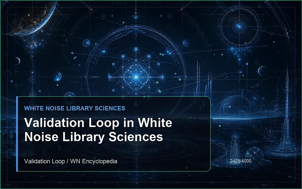 AI-generated encyclopedia reference image for Validation Loop in White Noise Library Sciences