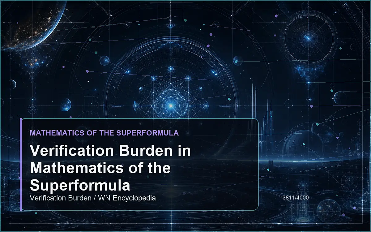 AI-generated encyclopedia reference image for Verification Burden in Mathematics of the Superformula
