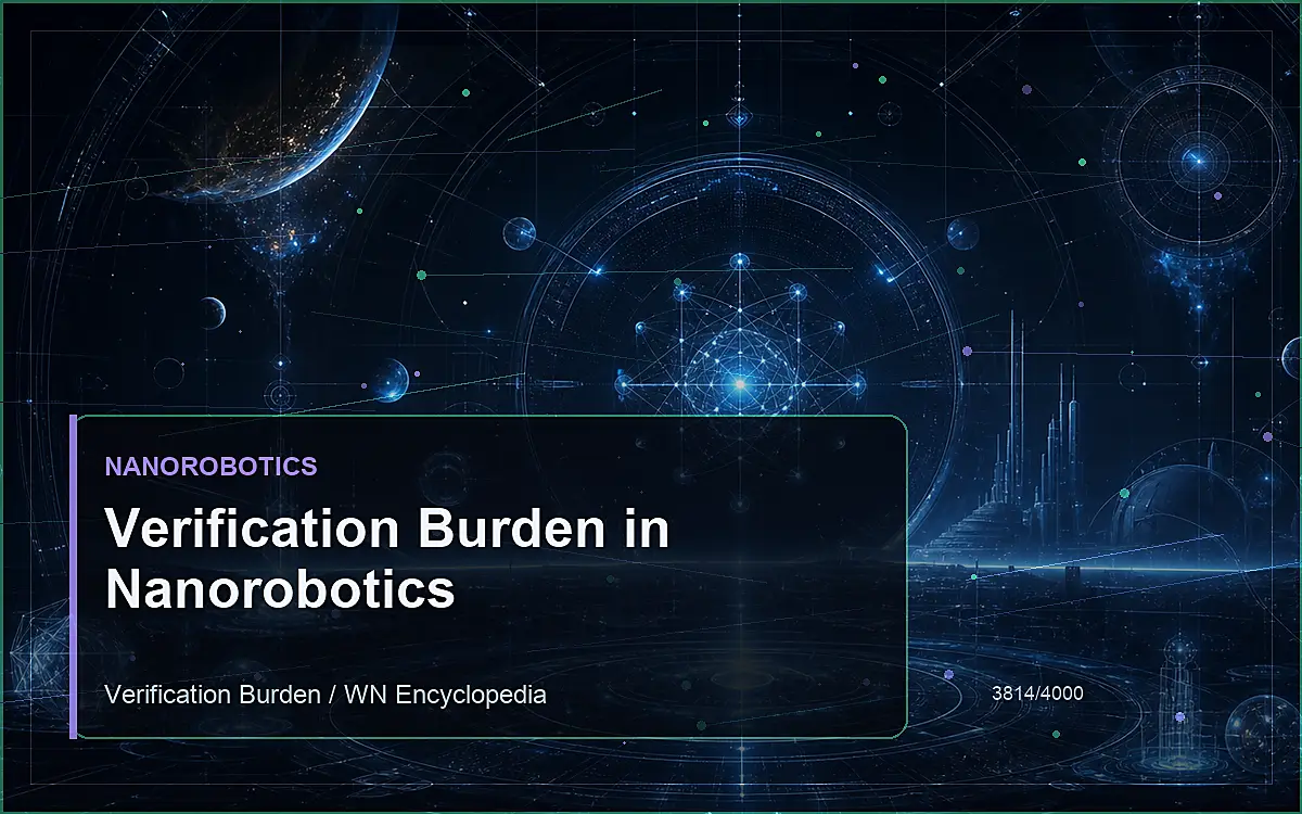 AI-generated encyclopedia reference image for Verification Burden in Nanorobotics