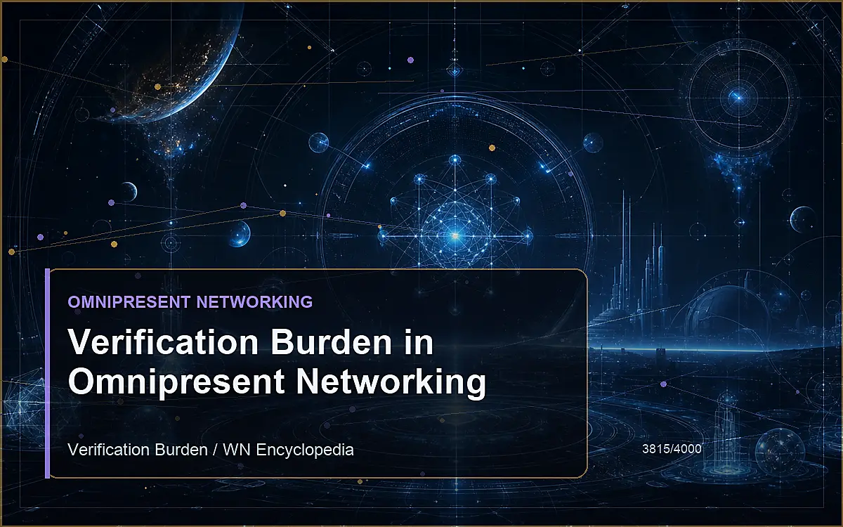 AI-generated encyclopedia reference image for Verification Burden in Omnipresent Networking