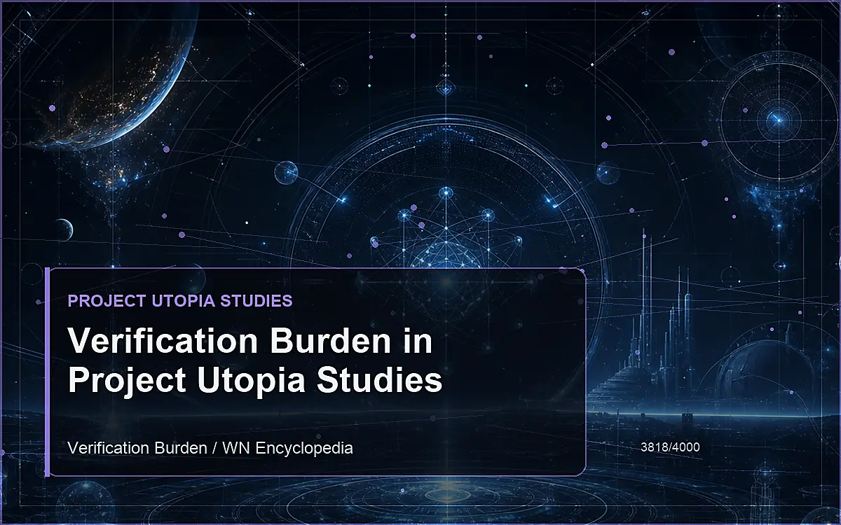 AI-generated encyclopedia reference image for Verification Burden in Project Utopia Studies