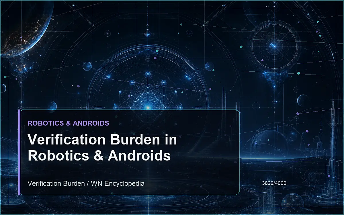 AI-generated encyclopedia reference image for Verification Burden in Robotics & Androids