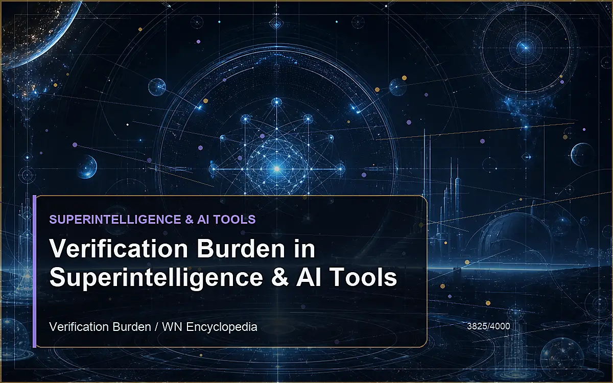 AI-generated encyclopedia reference image for Verification Burden in Superintelligence & AI Tools