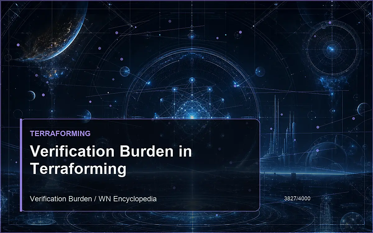 AI-generated encyclopedia reference image for Verification Burden in Terraforming