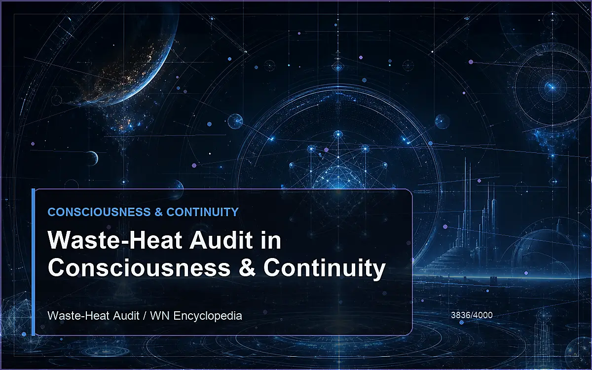 AI-generated encyclopedia reference image for Waste-Heat Audit in Consciousness & Continuity