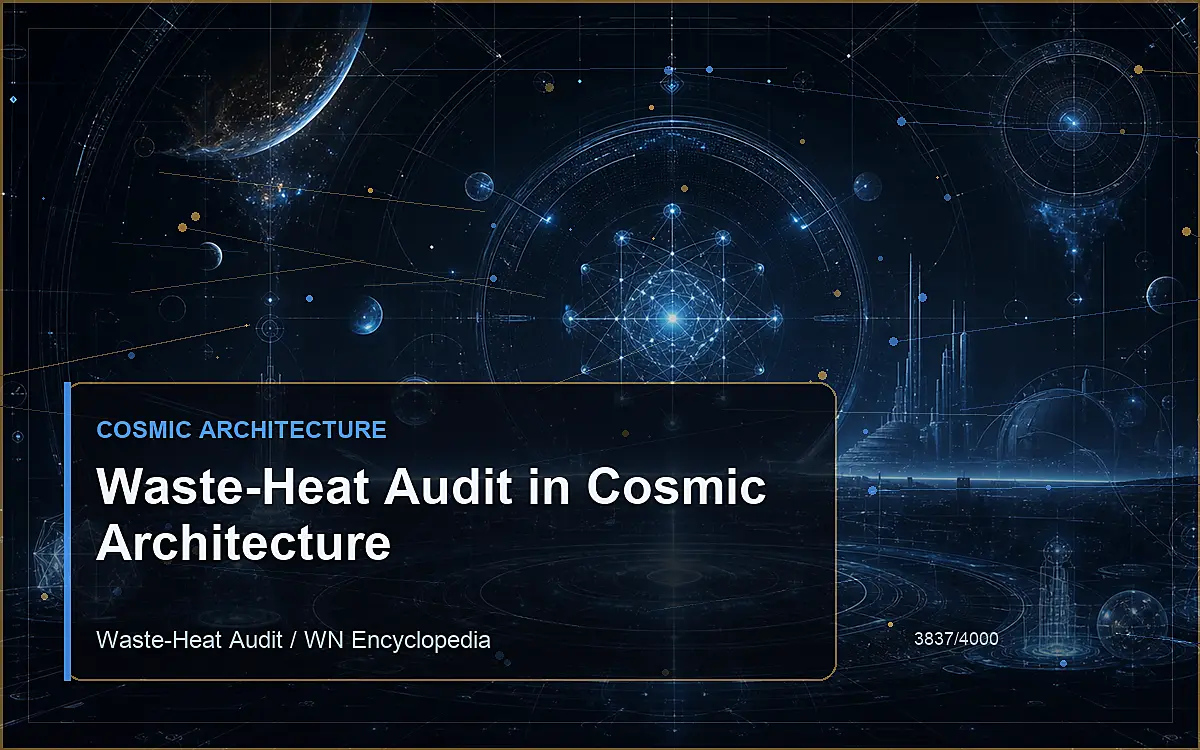AI-generated encyclopedia reference image for Waste-Heat Audit in Cosmic Architecture