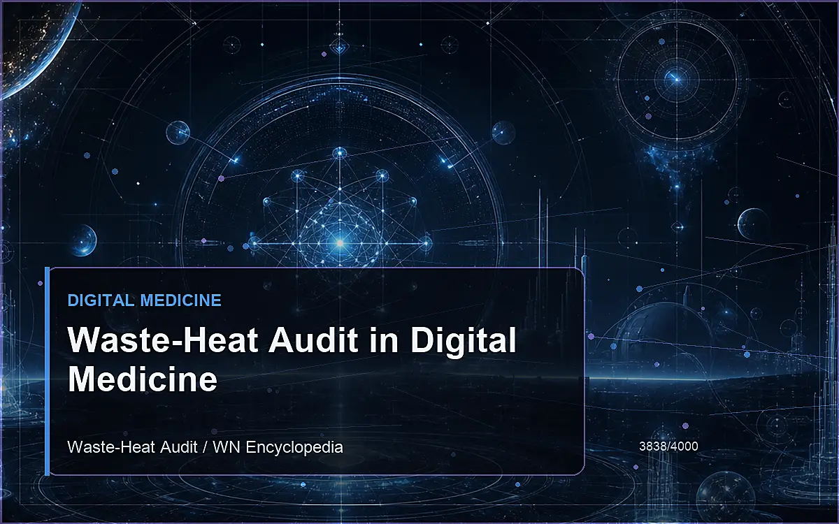 AI-generated encyclopedia reference image for Waste-Heat Audit in Digital Medicine