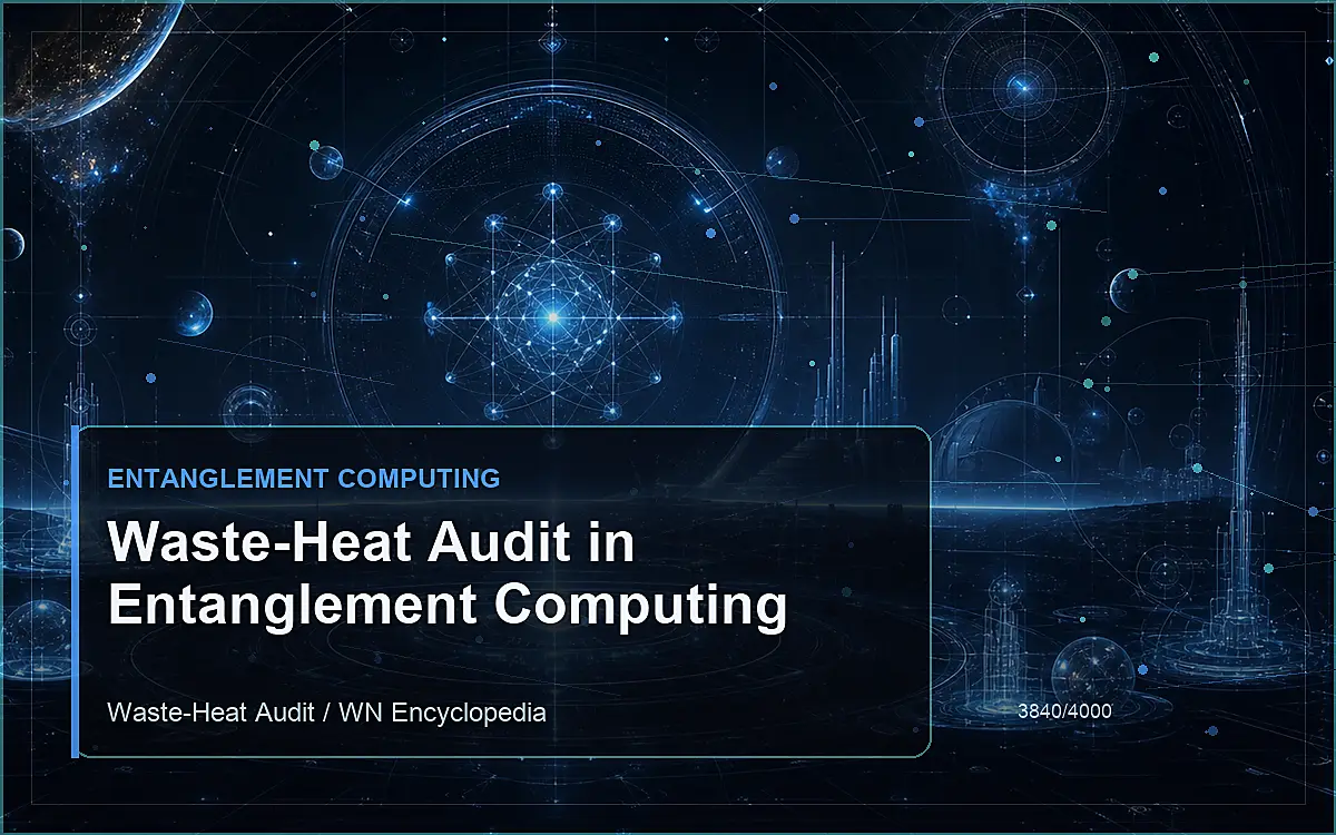 AI-generated encyclopedia reference image for Waste-Heat Audit in Entanglement Computing