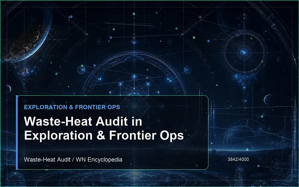 AI-generated encyclopedia reference image for Waste-Heat Audit in Exploration & Frontier Ops