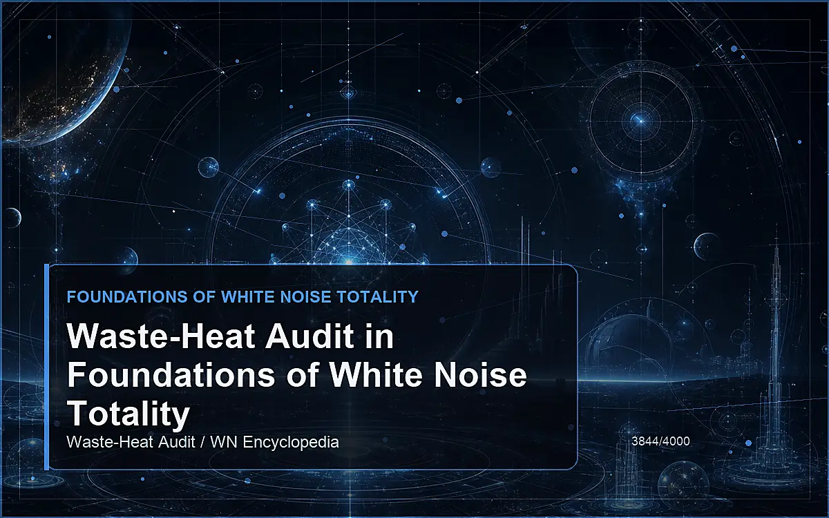 AI-generated encyclopedia reference image for Waste-Heat Audit in Foundations of White Noise Totality