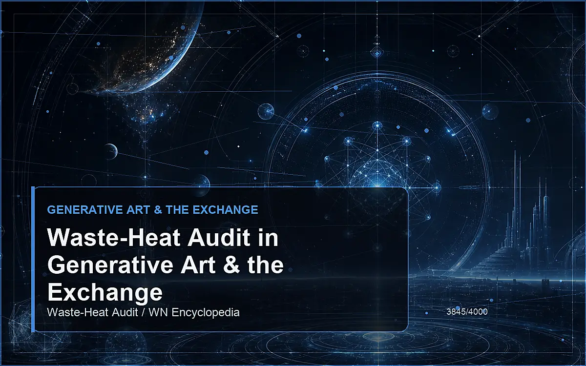 AI-generated encyclopedia reference image for Waste-Heat Audit in Generative Art & the Exchange