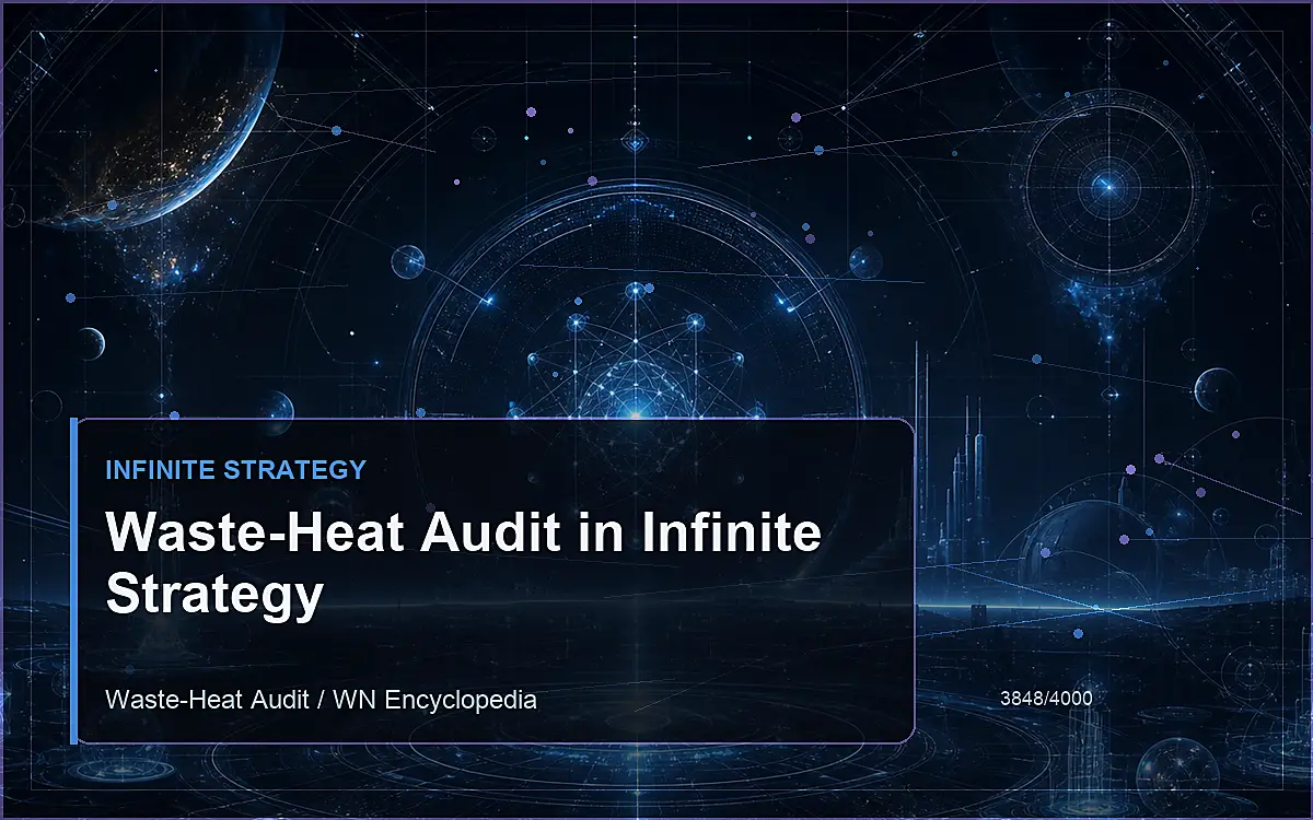 AI-generated encyclopedia reference image for Waste-Heat Audit in Infinite Strategy